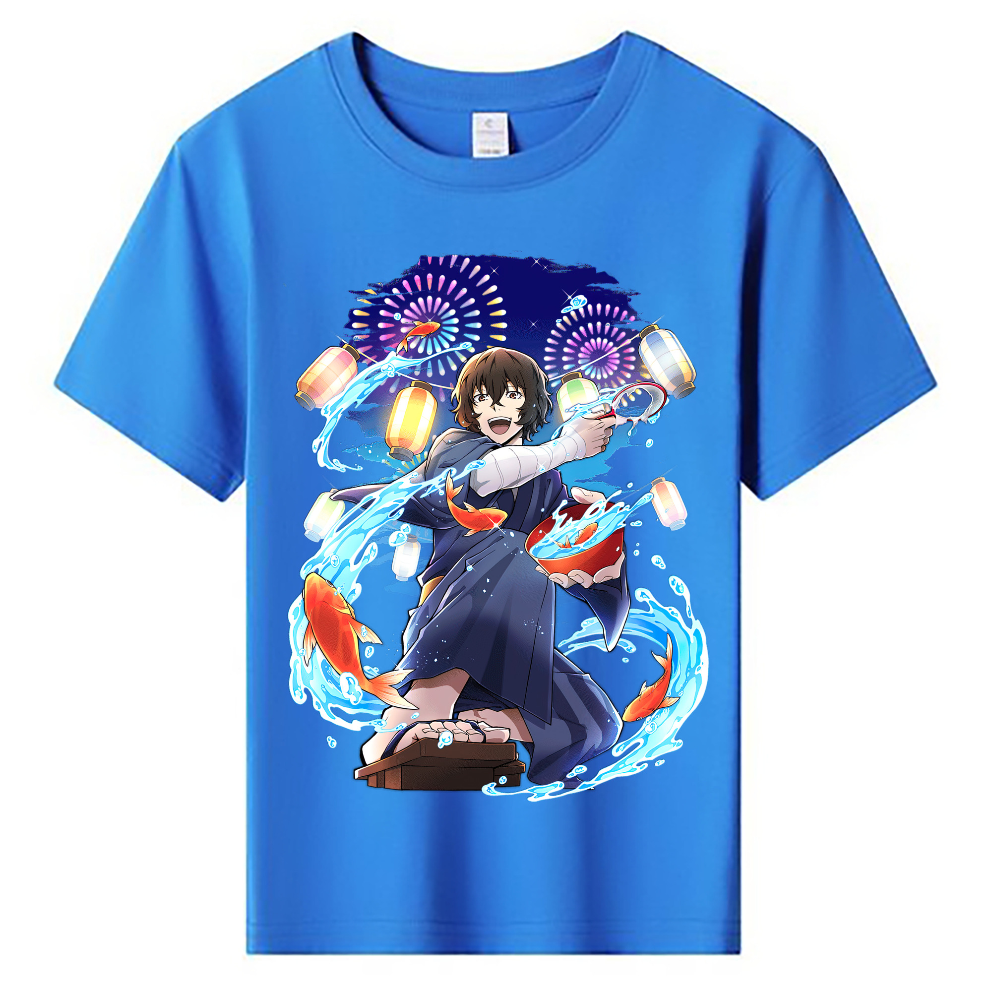 （画像用） 文豪ストレイドッグス Bungo Stray Dogs 綿100％キッズTシャツ（フロントプリント）